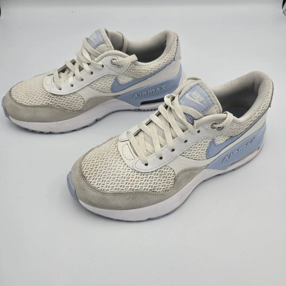 Nike KIDS Air Max System Size 4y 'White Cobalt Bliss' (DQ0284-111),
